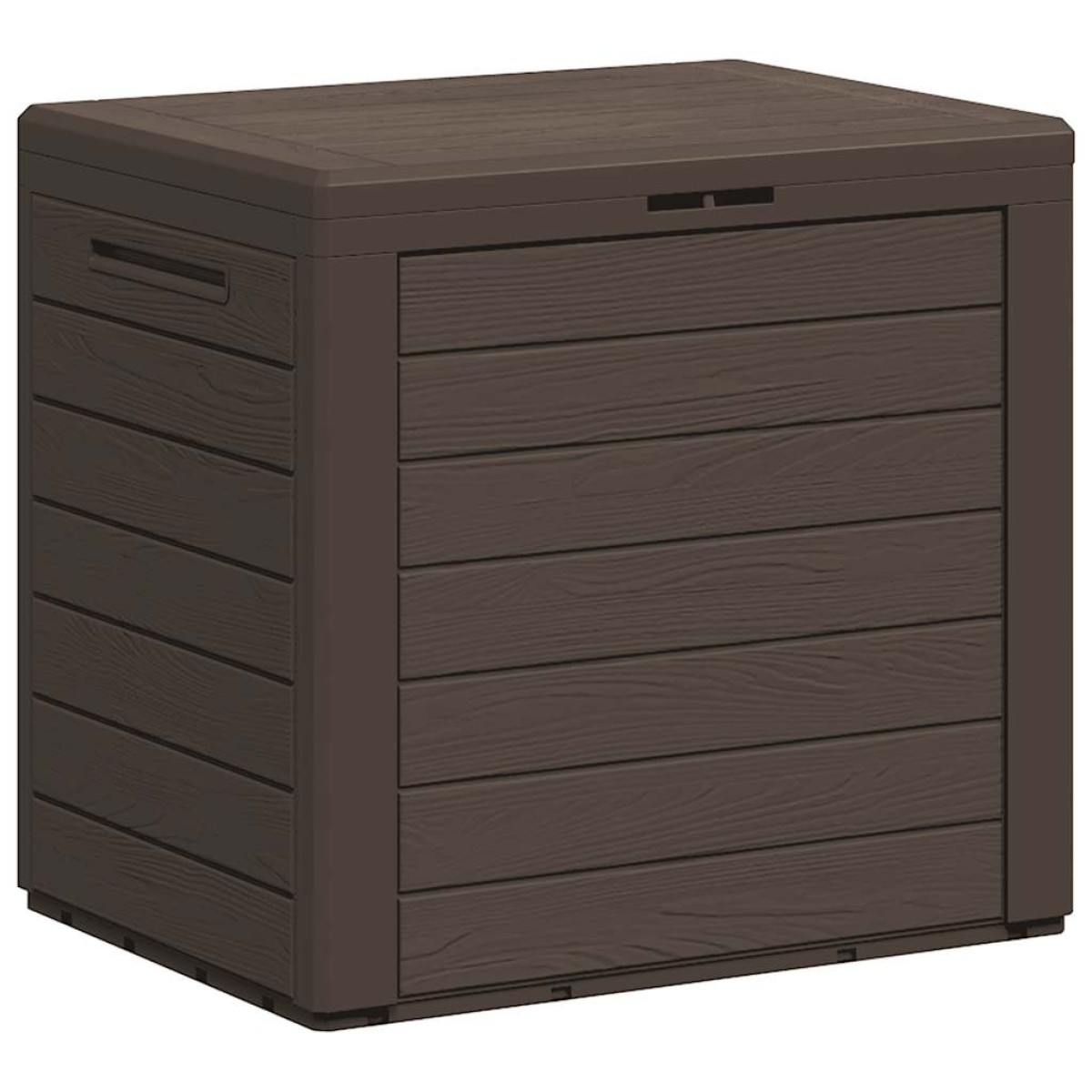 vidaXL Μπαούλο Αποθήκευσης Κήπου Καφέ 58,5x46x55 εκ. απο Πολυπ/λένιο