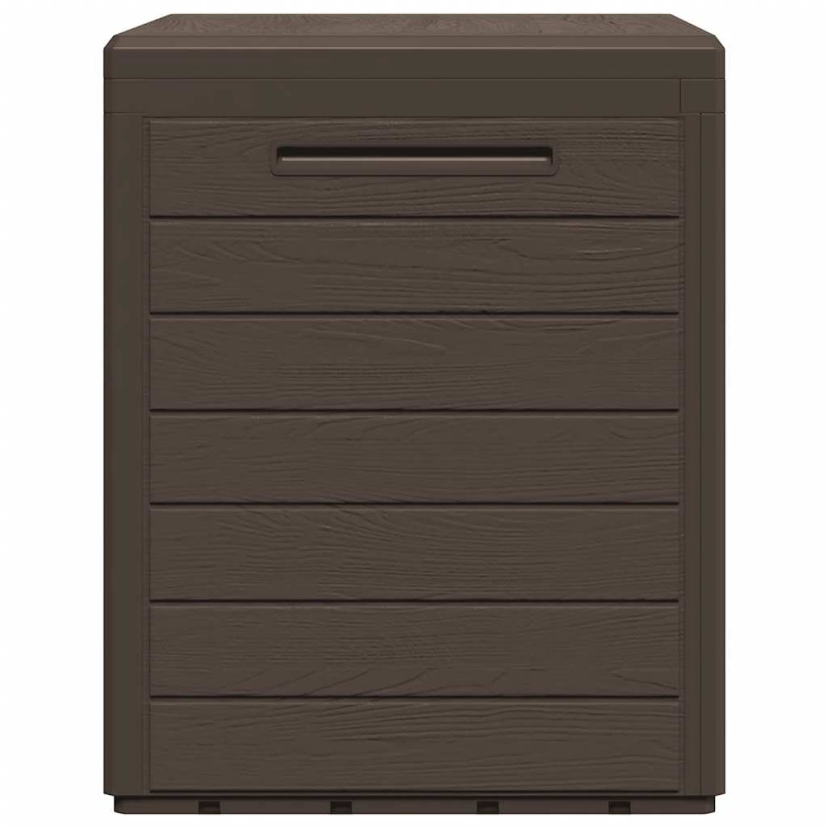 vidaXL Μπαούλο Αποθήκευσης Κήπου Καφέ 58,5x46x55 εκ. απο Πολυπ/λένιο