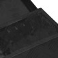 vidaXL Κουτί Αποθήκευσης Μαύρο 50 x 15 x 20,5 εκ. από Αλουμίνιο