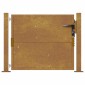 vidaXL Πύλη Κήπου 105x80 εκ. από Ατσάλι Corten