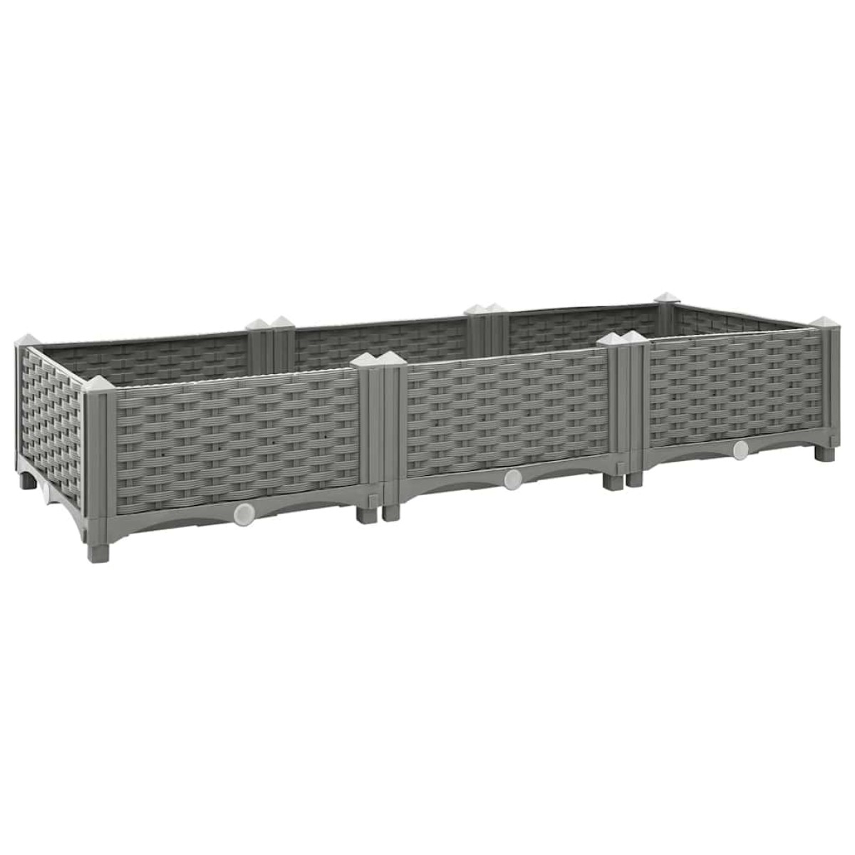 vidaXL Ζαρντινιέρα 120 x 40 x 23 εκ. από Πολυπροπυλένιο
