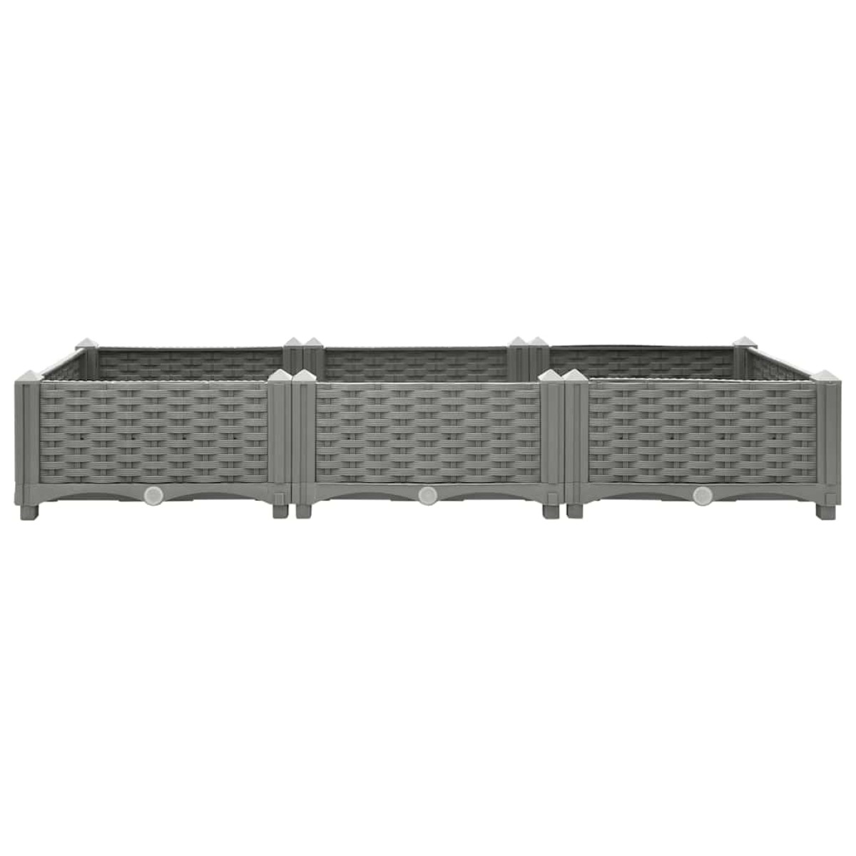vidaXL Ζαρντινιέρα 120 x 40 x 23 εκ. από Πολυπροπυλένιο