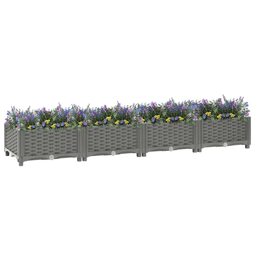 vidaXL Ζαρντινιέρα 160 x 40 x 23 εκ. από Πολυπροπυλένιο