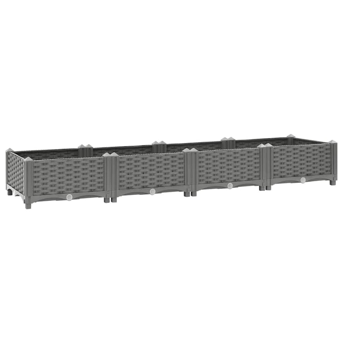 vidaXL Ζαρντινιέρα 160 x 40 x 23 εκ. από Πολυπροπυλένιο