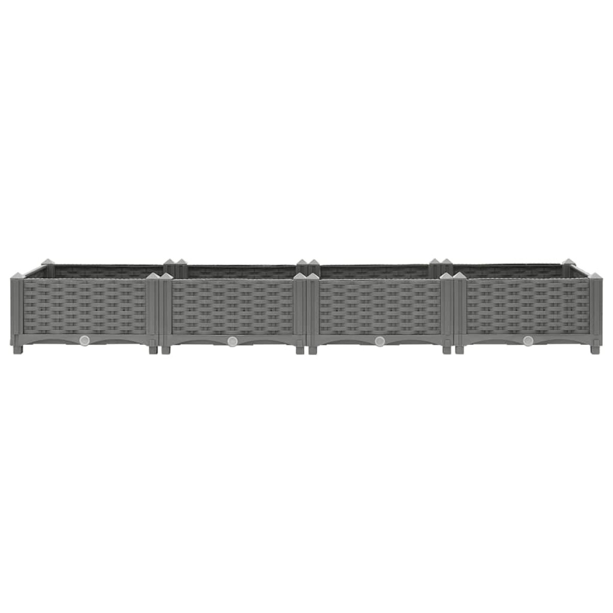 vidaXL Ζαρντινιέρα 160 x 40 x 23 εκ. από Πολυπροπυλένιο