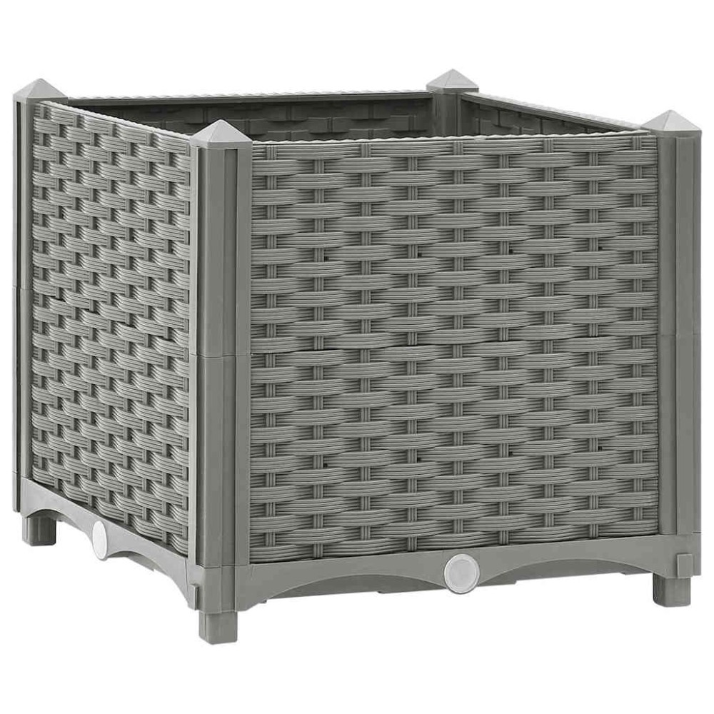 vidaXL Ζαρντινιέρα 40 x 40 x 38 εκ. από Πολυπροπυλένιο
