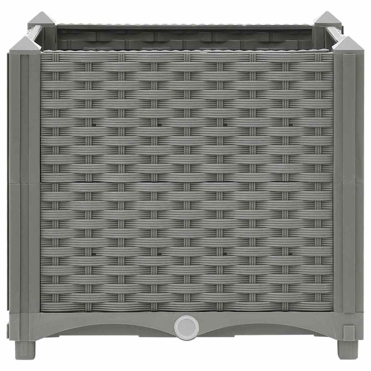vidaXL Ζαρντινιέρα 40 x 40 x 38 εκ. από Πολυπροπυλένιο