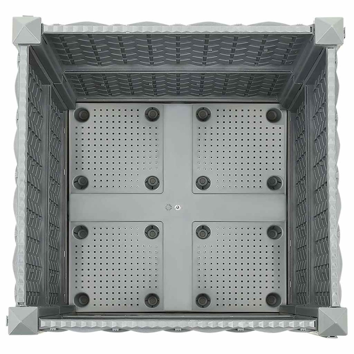vidaXL Ζαρντινιέρα 40 x 40 x 38 εκ. από Πολυπροπυλένιο