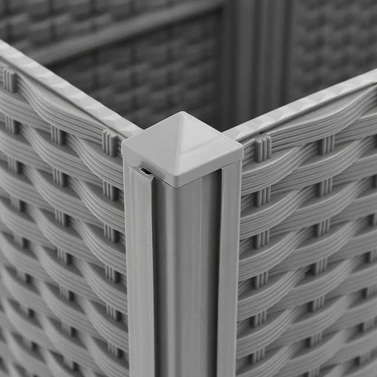 vidaXL Ζαρντινιέρα 40 x 40 x 38 εκ. από Πολυπροπυλένιο