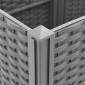 vidaXL Ζαρντινιέρα 40 x 40 x 38 εκ. από Πολυπροπυλένιο