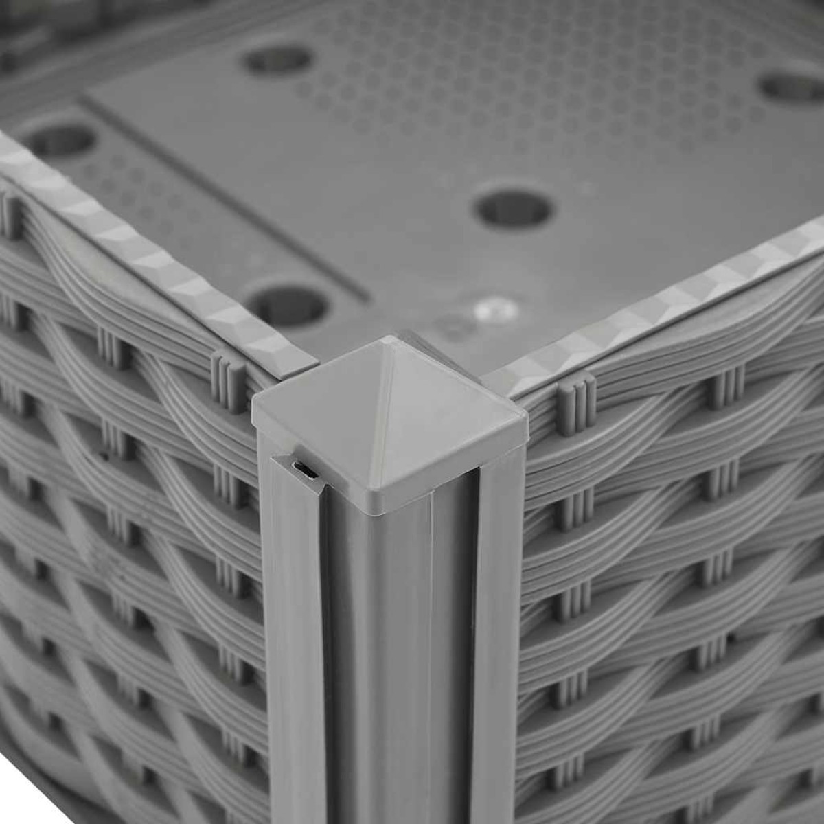 vidaXL Ζαρντινιέρα 40 x 40 x 38 εκ. από Πολυπροπυλένιο
