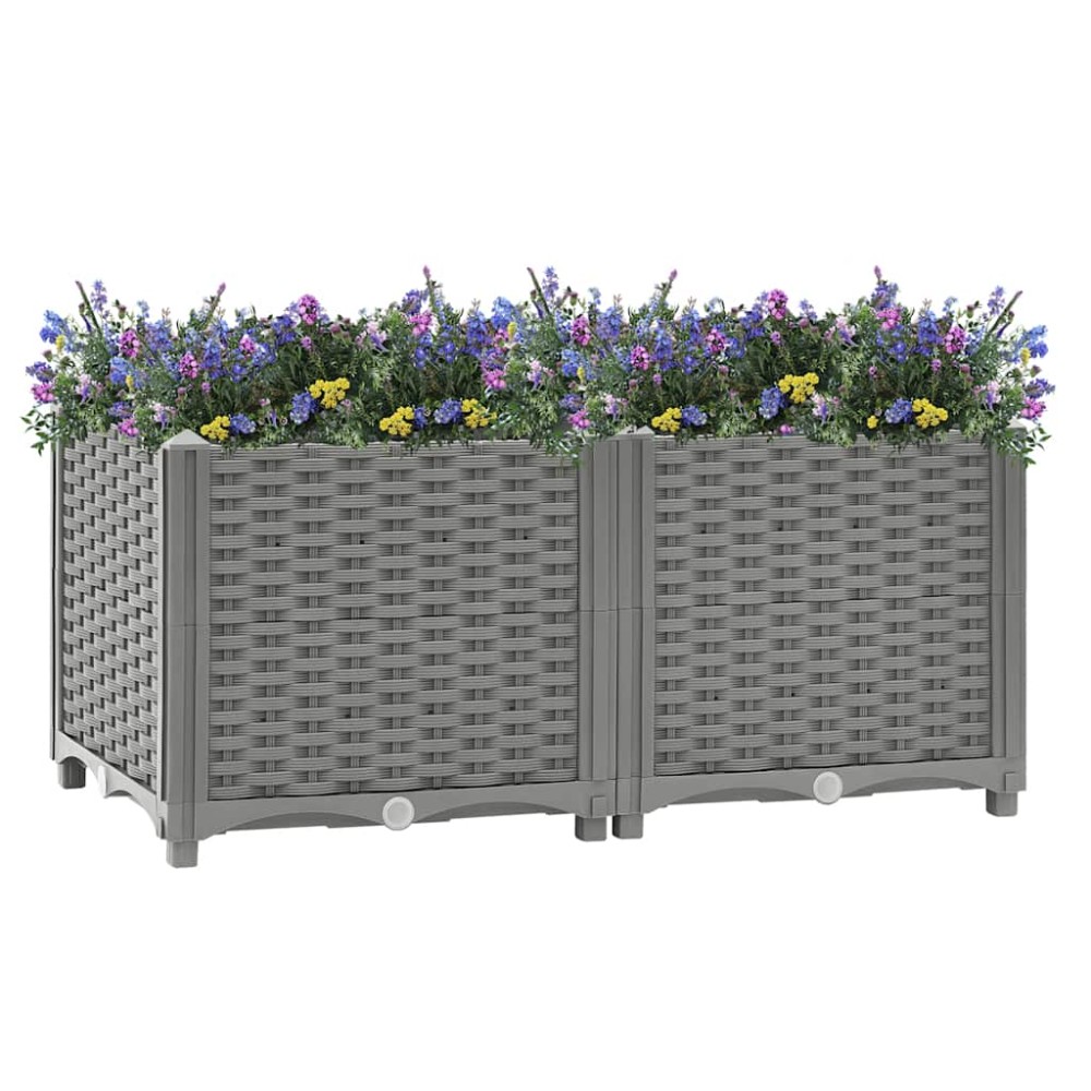 vidaXL Ζαρντινιέρα 80 x 40 x 38 εκ. από Πολυπροπυλένιο