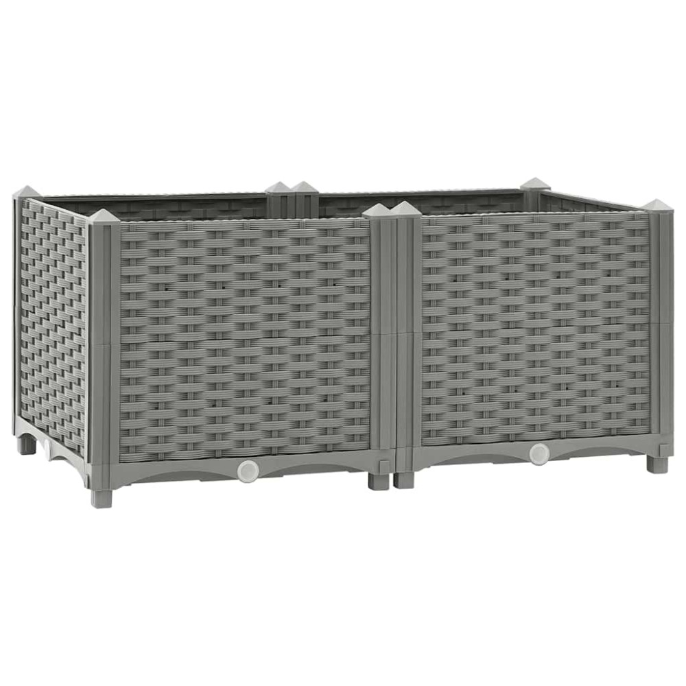 vidaXL Ζαρντινιέρα 80 x 40 x 38 εκ. από Πολυπροπυλένιο
