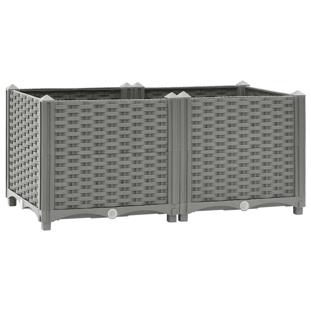 vidaXL Ζαρντινιέρα 80 x 40 x 38 εκ. από Πολυπροπυλένιο