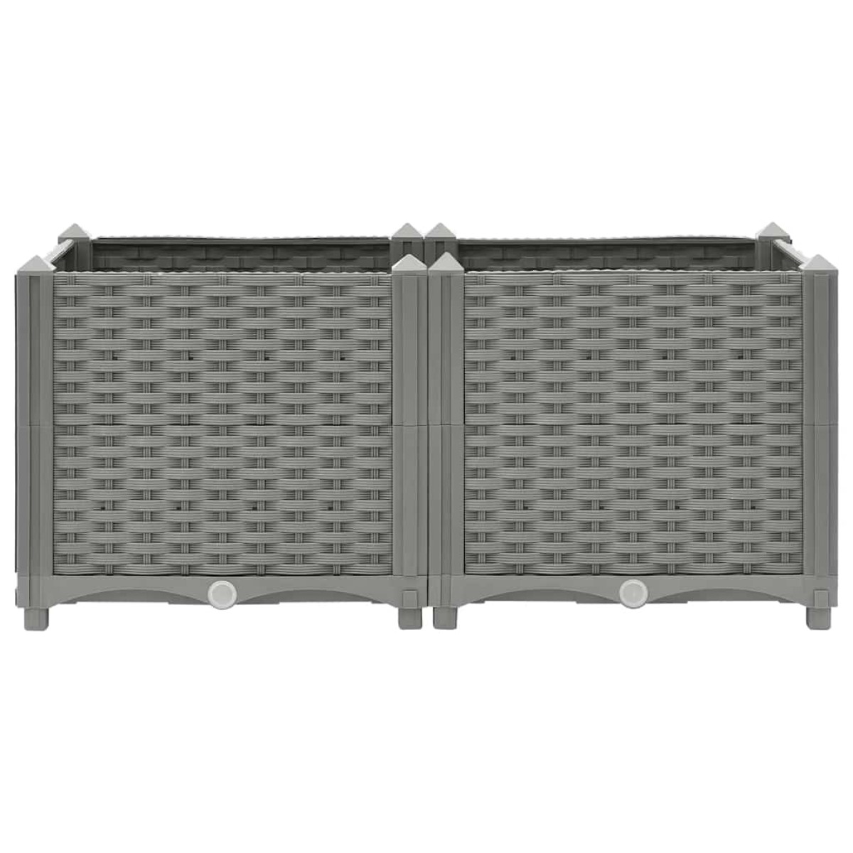 vidaXL Ζαρντινιέρα 80 x 40 x 38 εκ. από Πολυπροπυλένιο