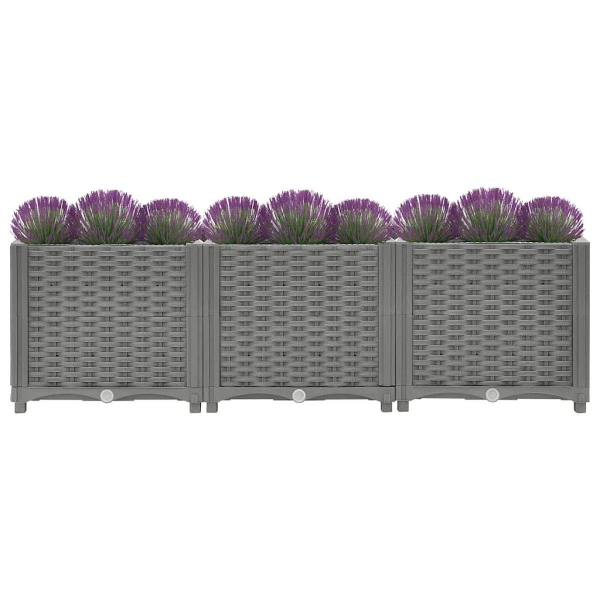 vidaXL Ζαρντινιέρα 120 x 40 x 38 εκ. από Πολυπροπυλένιο