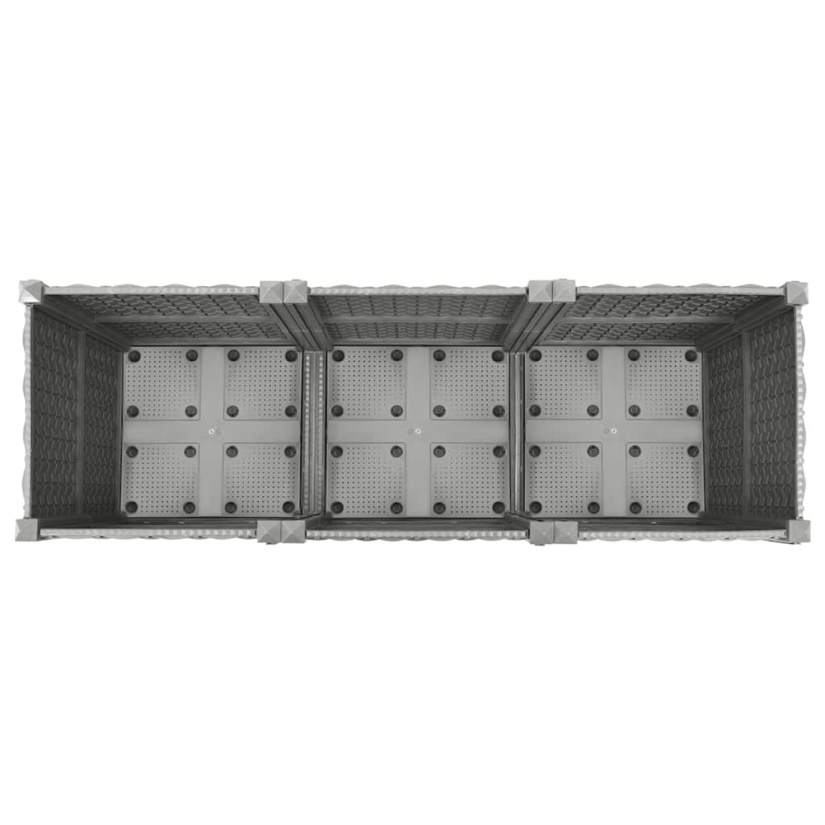 vidaXL Ζαρντινιέρα 120 x 40 x 38 εκ. από Πολυπροπυλένιο