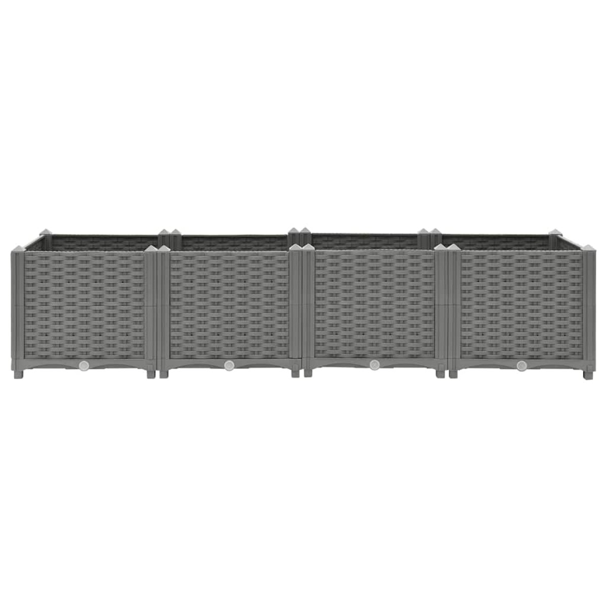 vidaXL Ζαρντινιέρα 160 x 40 x 38 εκ. από Πολυπροπυλένιο