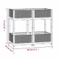 vidaXL Ζαρντινιέρα 80 x 40 x 71 εκ. από Πολυπροπυλένιο