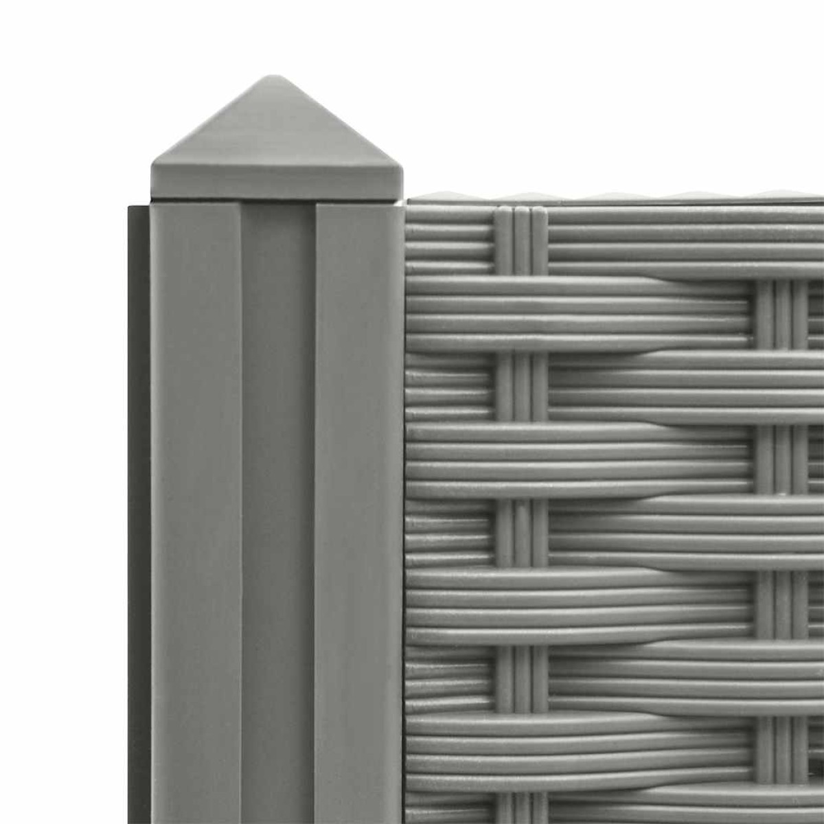 vidaXL Ζαρντινιέρα 80 x 80 x 38 εκ. από Πολυπροπυλένιο