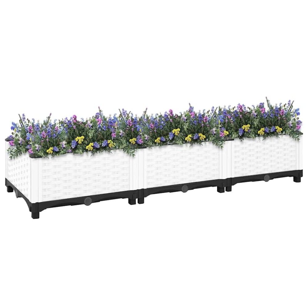 vidaXL Ζαρντινιέρα 120 x 40 x 23 εκ. από Πολυπροπυλένιο