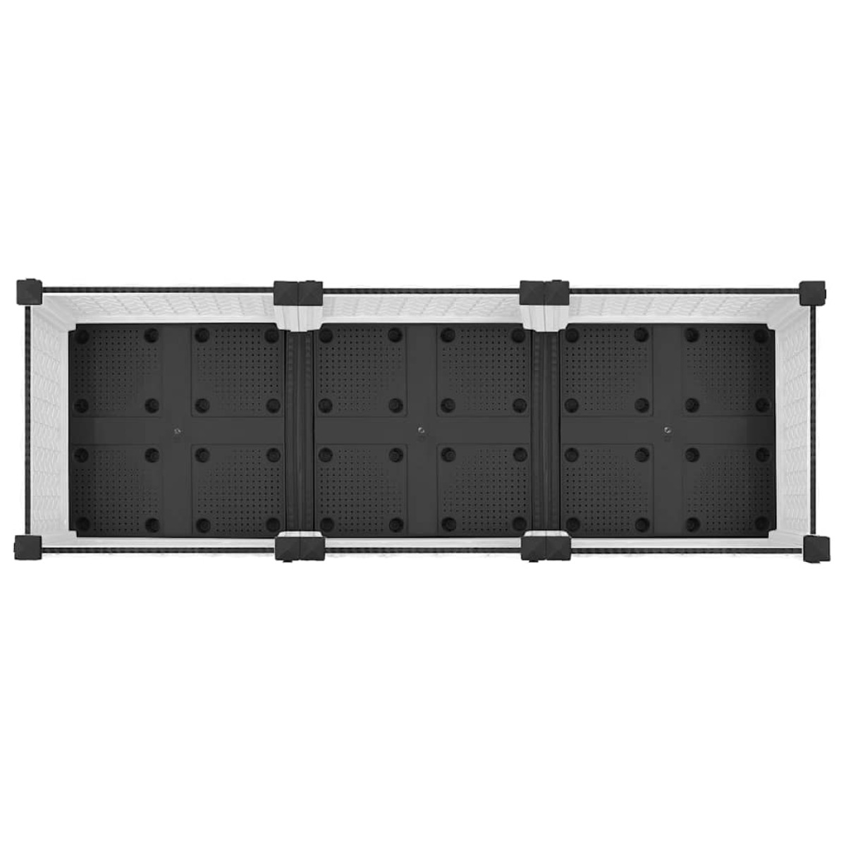vidaXL Ζαρντινιέρα 120 x 40 x 23 εκ. από Πολυπροπυλένιο
