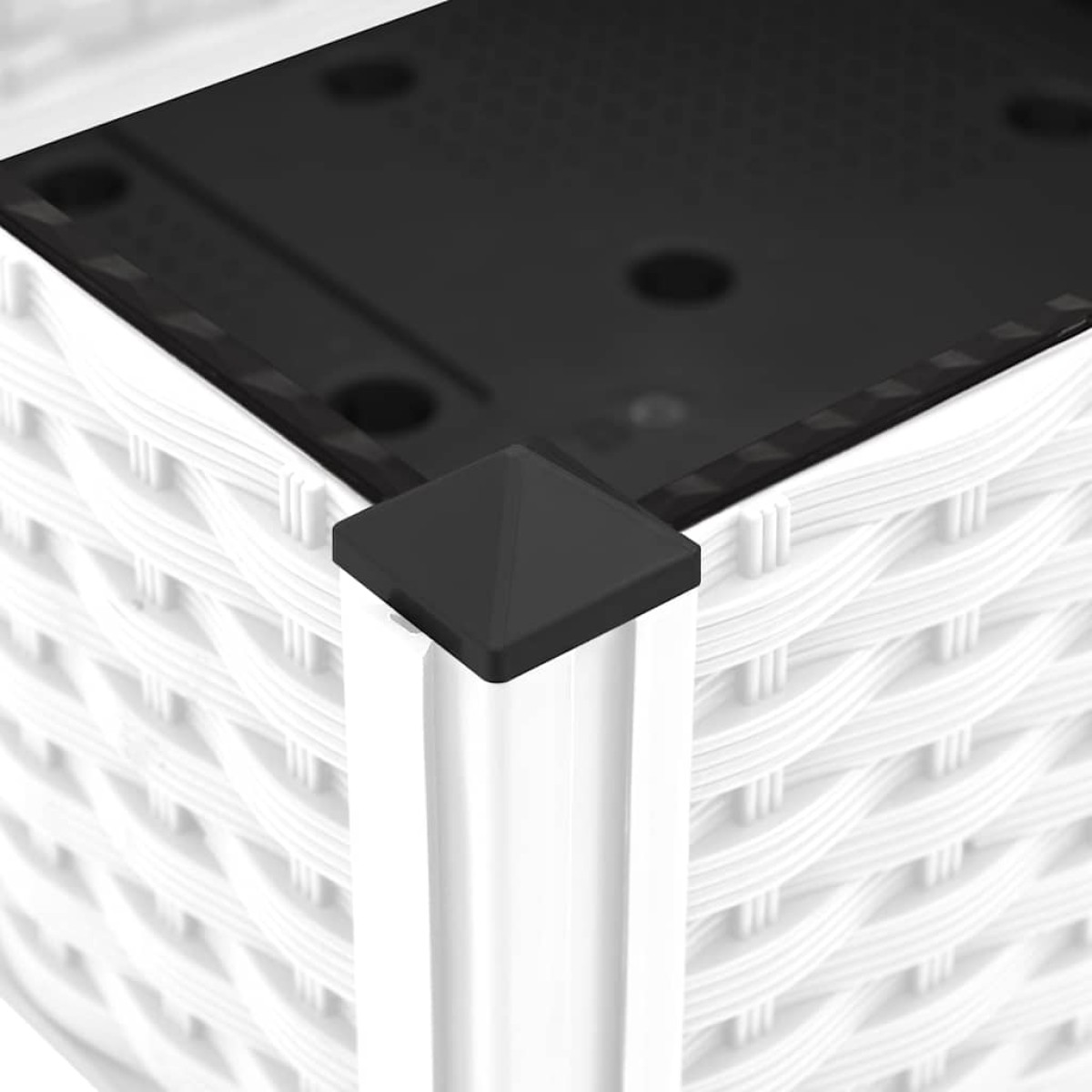 vidaXL Ζαρντινιέρα 120 x 40 x 23 εκ. από Πολυπροπυλένιο