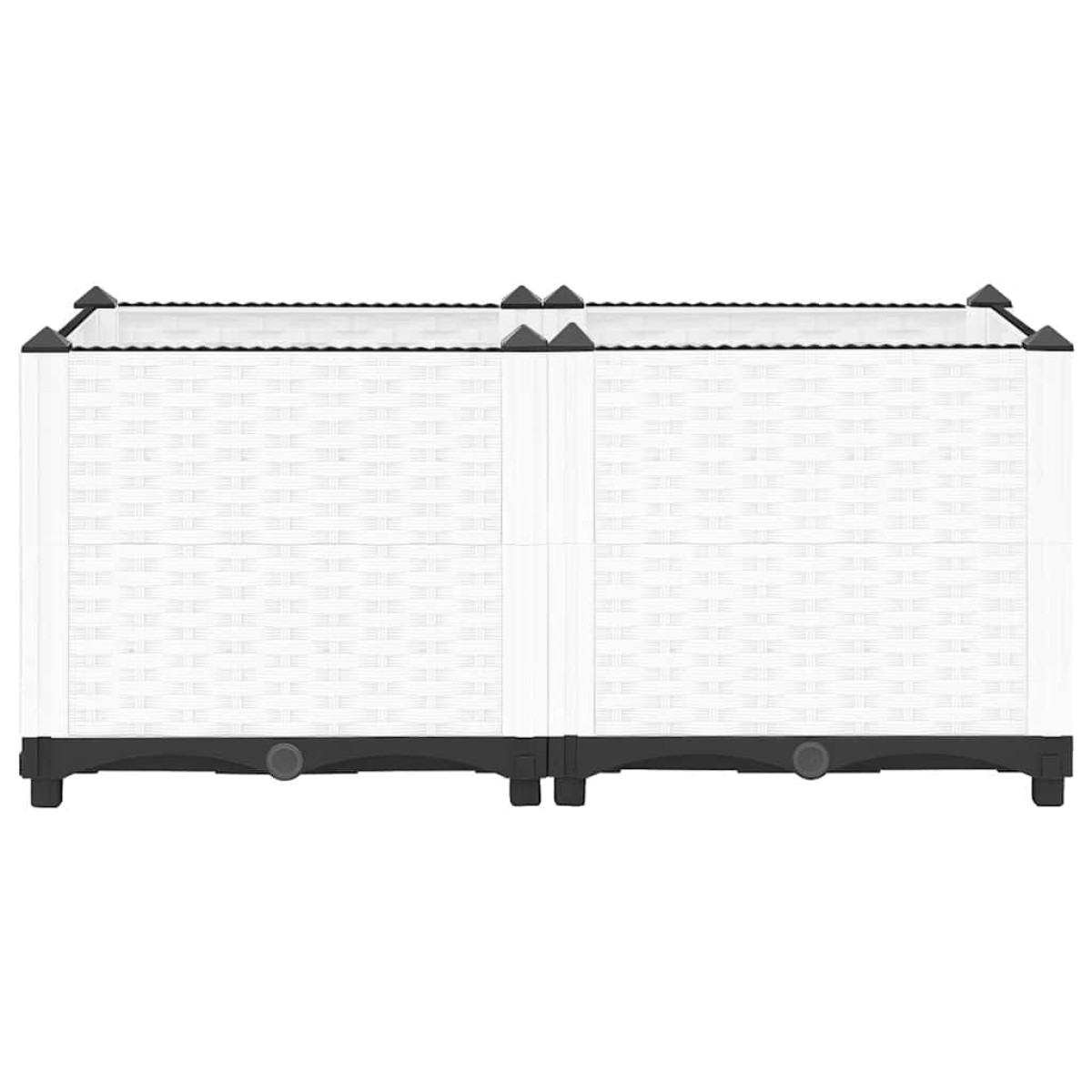 vidaXL Ζαρντινιέρα 80 x 40 x 38 εκ. από Πολυπροπυλένιο