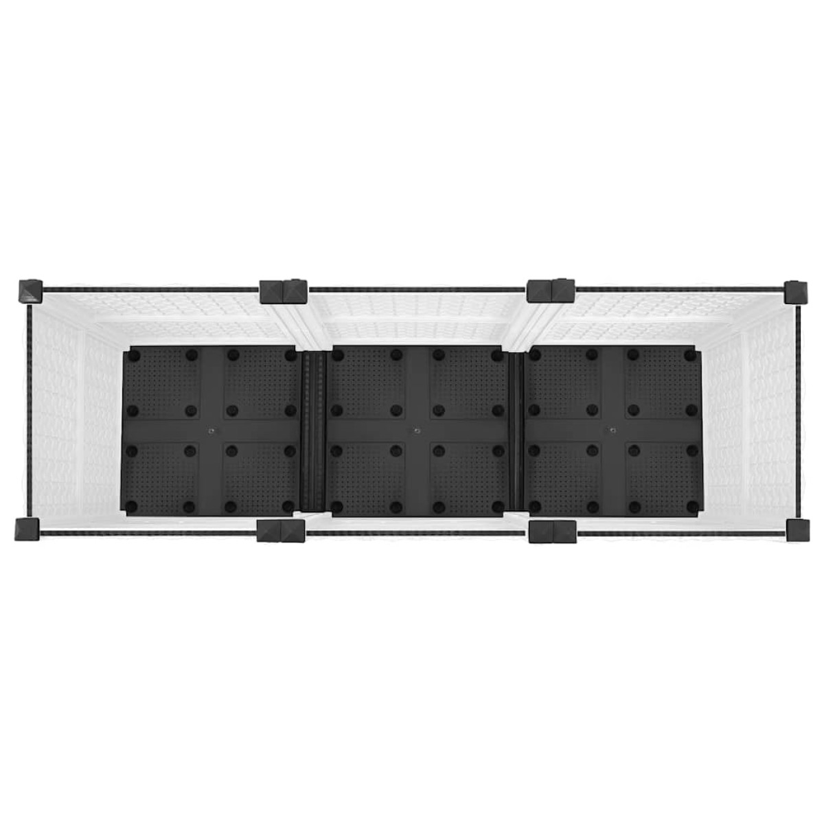 vidaXL Ζαρντινιέρα 120 x 40 x 38 εκ. από Πολυπροπυλένιο