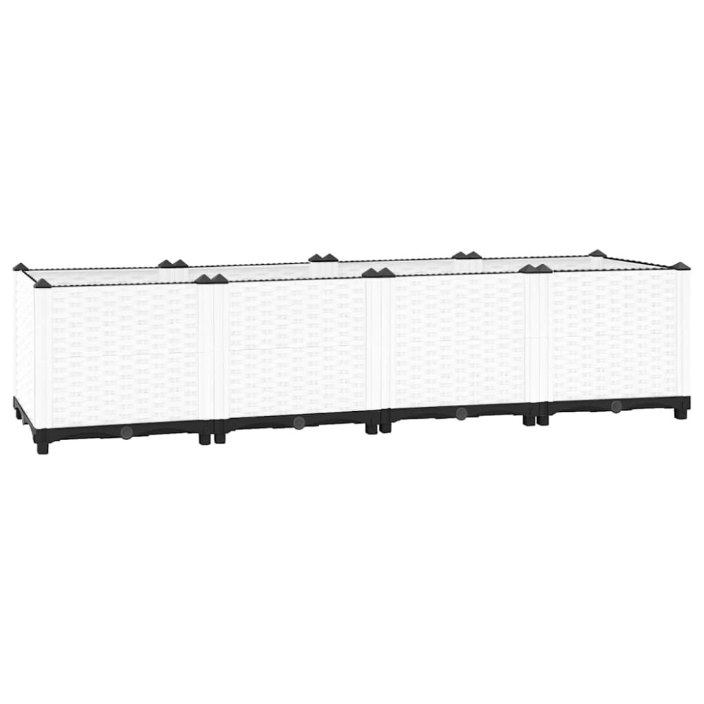 vidaXL Ζαρντινιέρα 160 x 40 x 38 εκ. από Πολυπροπυλένιο