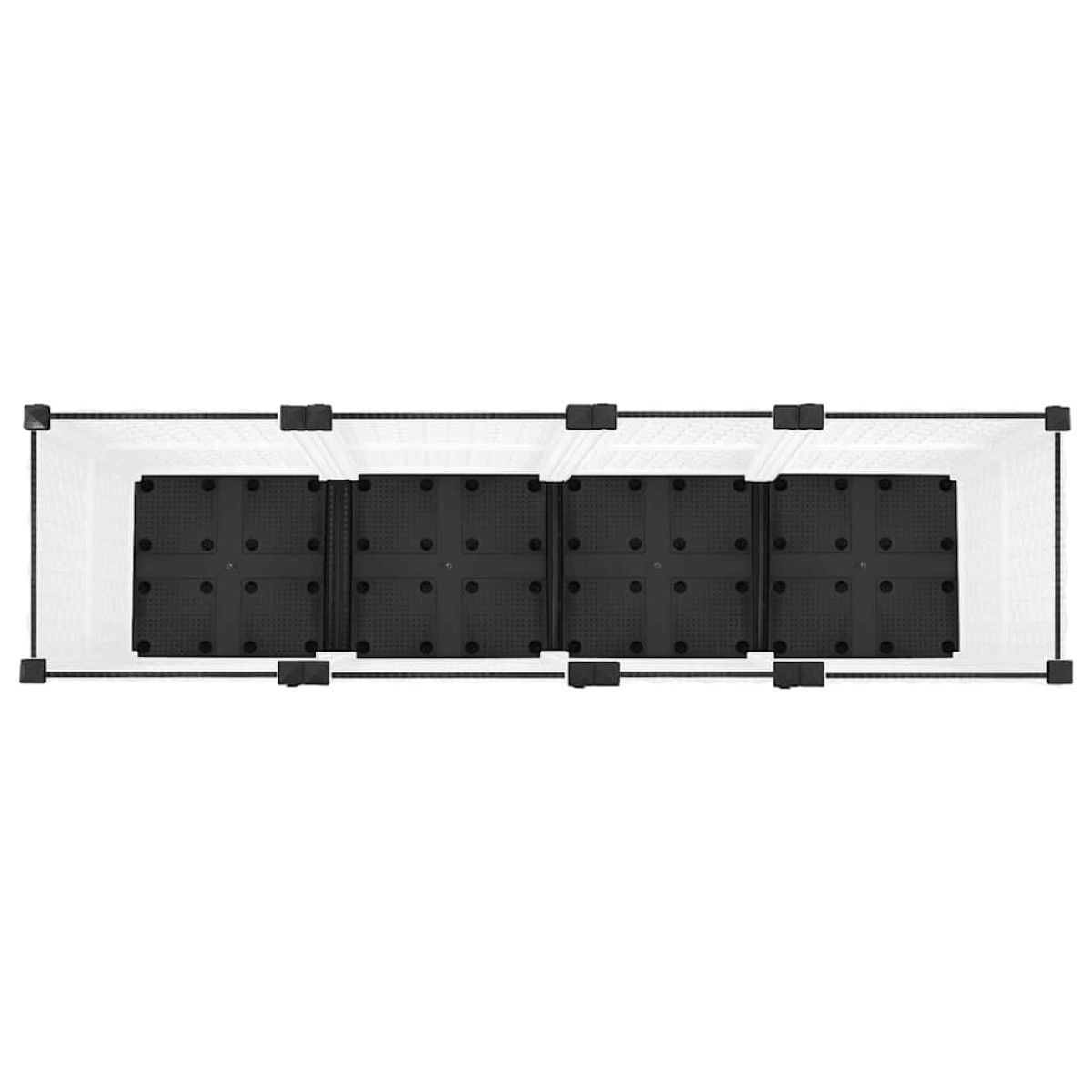 vidaXL Ζαρντινιέρα 160 x 40 x 38 εκ. από Πολυπροπυλένιο