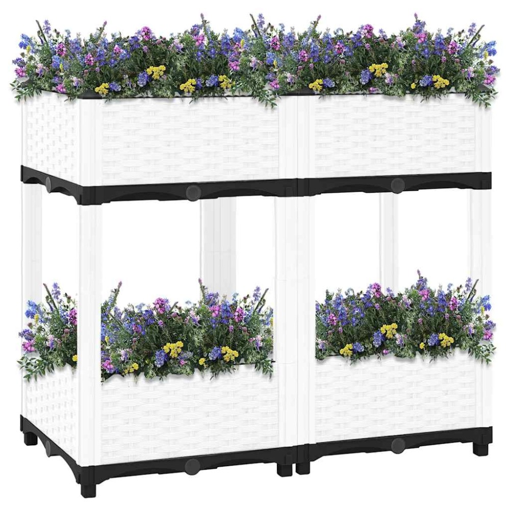vidaXL Ζαρντινιέρα 80 x 40 x 71 εκ. από Πολυπροπυλένιο