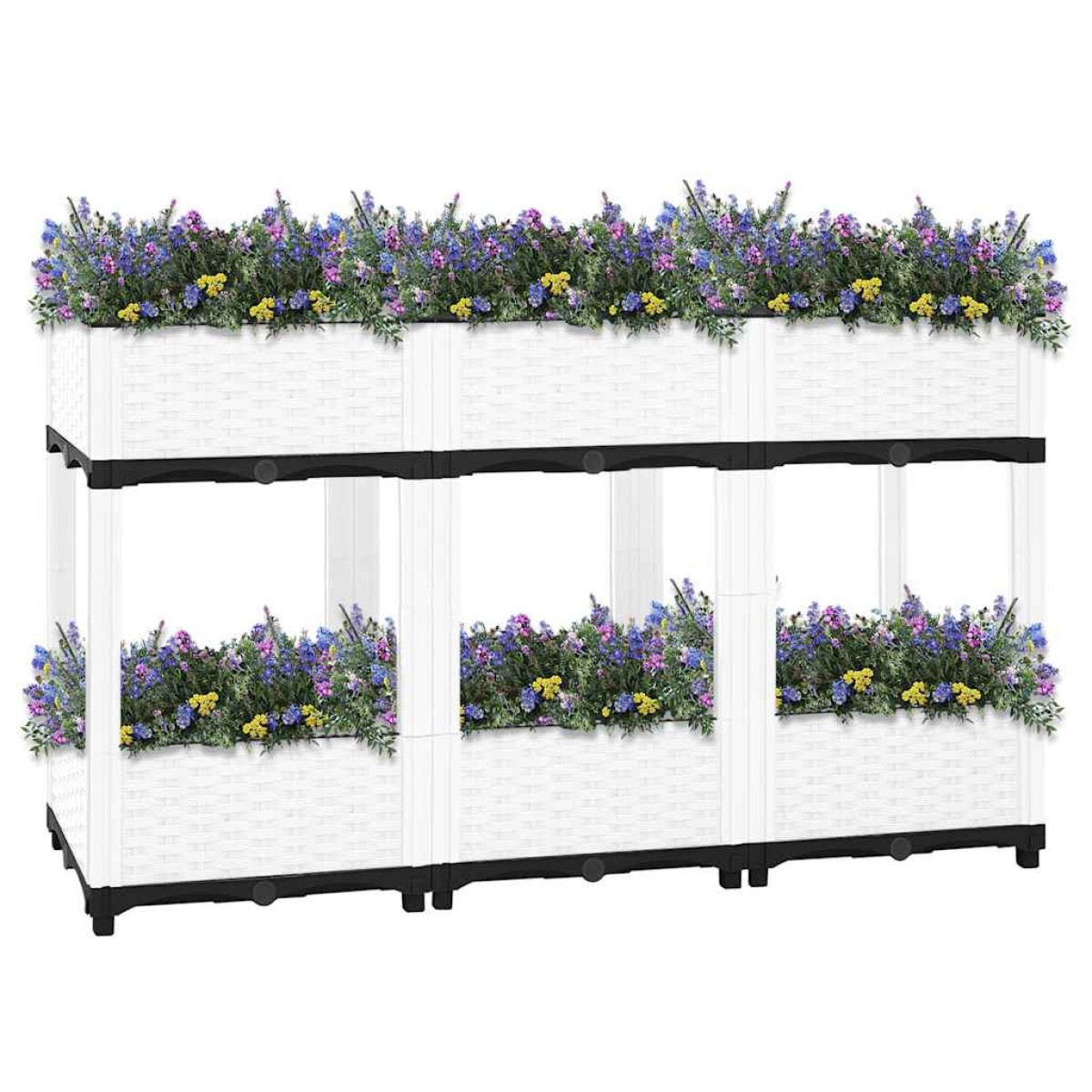 vidaXL Ζαρντινιέρα 120 x 40 x 71 εκ. από Πολυπροπυλένιο