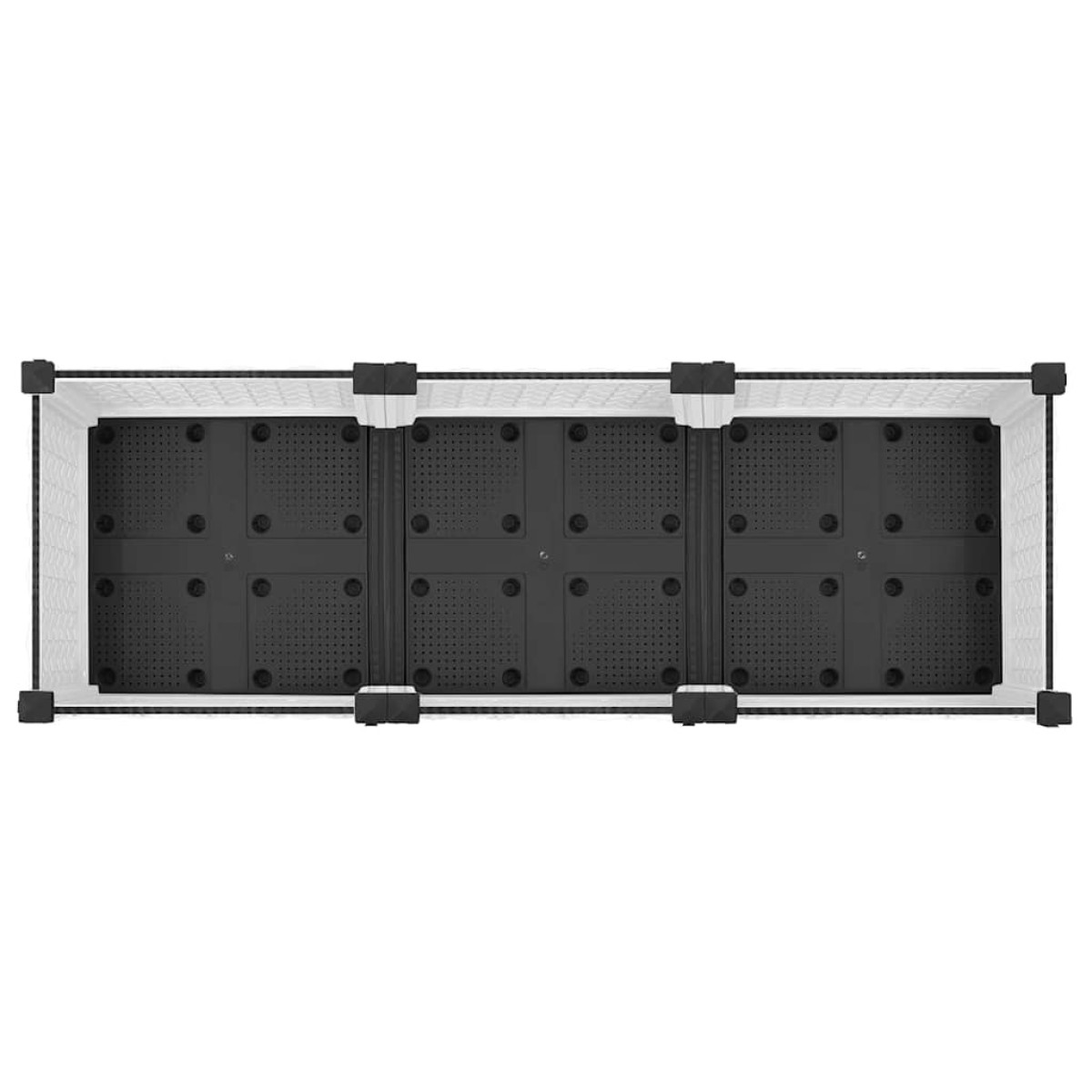 vidaXL Ζαρντινιέρα 120 x 40 x 71 εκ. από Πολυπροπυλένιο