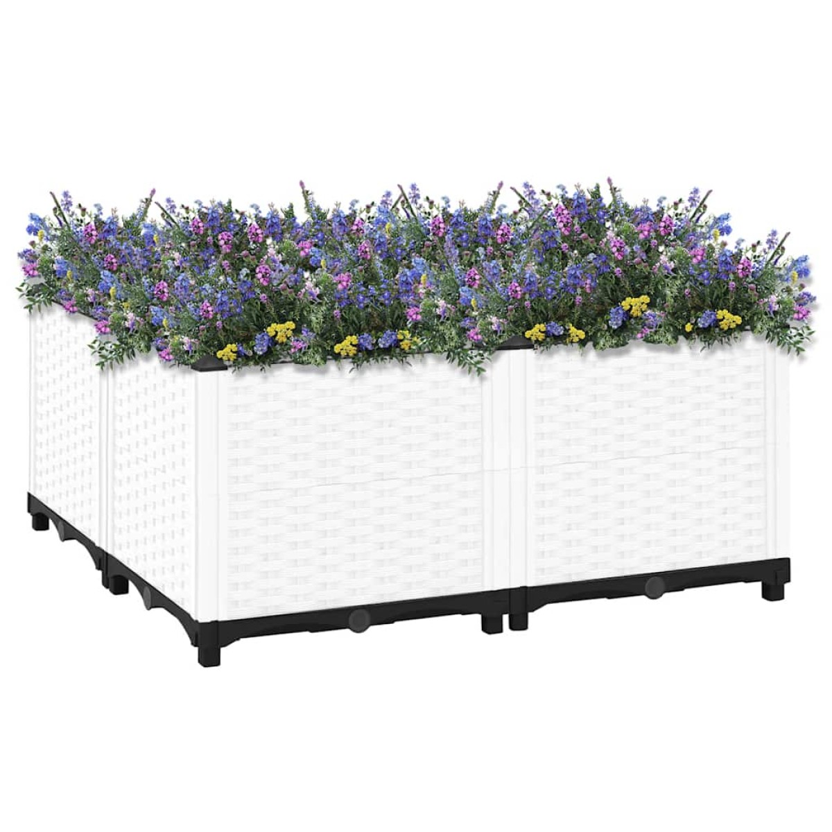 vidaXL Ζαρντινιέρα 80 x 80 x 38 εκ. από Πολυπροπυλένιο