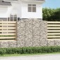 vidaXL Συρματοκιβώτιο Τοξωτό 200x30x200/220εκ. από Γαλβανισμένο Χάλυβα