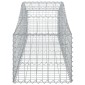 vidaXL Συρματοκιβώτιο Τοξωτό 200x50x40/60εκ. από Γαλβανισμένο Χάλυβα