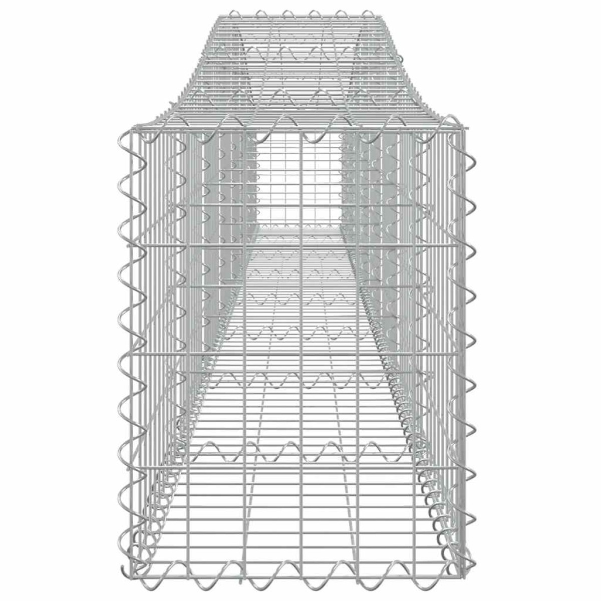 vidaXL Συρματοκιβώτιο Τοξωτό 400x30x40/60εκ. από Γαλβανισμένο Χάλυβα