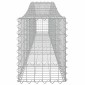 vidaXL Συρματοκιβώτιο Τοξωτό 400x30x40/60εκ. από Γαλβανισμένο Χάλυβα