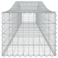 vidaXL Συρματοκιβώτιο Τοξωτό 400x50x40/60εκ. από Γαλβανισμένο Χάλυβα