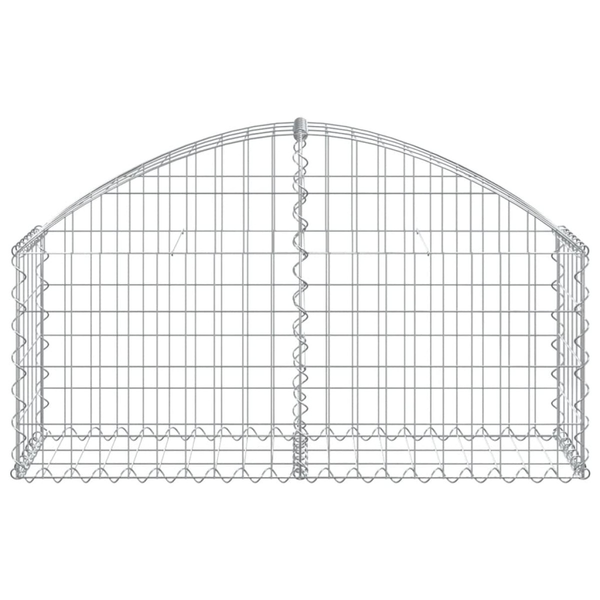 vidaXL Συρματοκιβώτιο Τοξωτό 100x30x40/60εκ. από Γαλβανισμένο Χάλυβα