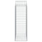 vidaXL Συρματοκιβώτιο Τοξωτό 100x50x140/160εκ. από Γαλβανισμένο Χάλυβα