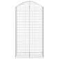 vidaXL Συρματοκιβώτιο Τοξωτό 100x50x180/200εκ. από Γαλβανισμένο Χάλυβα