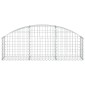 vidaXL Συρματοκιβώτιο Τοξωτό 150x30x40/60εκ. από Γαλβανισμένο Χάλυβα