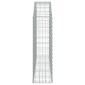 vidaXL Συρματοκιβώτιο Τοξωτό 150x30x100/120εκ. από Γαλβανισμένο Χάλυβα