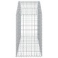 vidaXL Συρματοκιβώτιο Τοξωτό 150x50x80/100εκ. από Γαλβανισμένο Χάλυβα