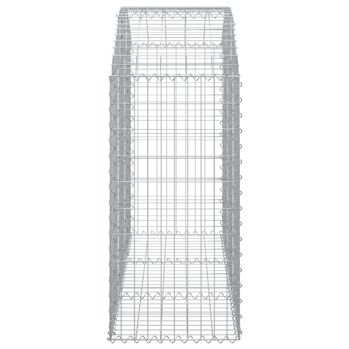 vidaXL Συρματοκιβώτιο Τοξωτό 150x50x100/120εκ. από Γαλβανισμένο Χάλυβα