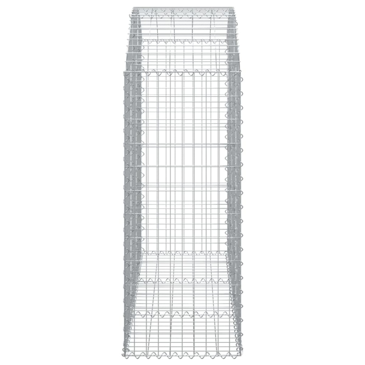 vidaXL Συρματοκιβώτιο Τοξωτό 150x50x120/140εκ. από Γαλβανισμένο Χάλυβα