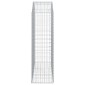 vidaXL Συρματοκιβώτιο Τοξωτό 150x50x160/180εκ. από Γαλβανισμένο Χάλυβα