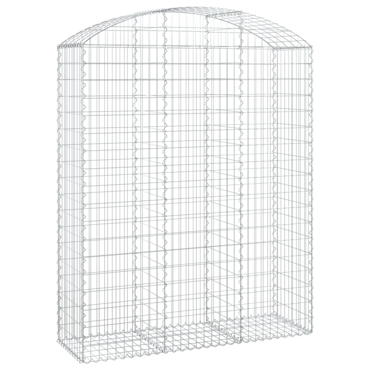 vidaXL Συρματοκιβώτιο Τοξωτό 150x50x180/200εκ. από Γαλβανισμένο Χάλυβα